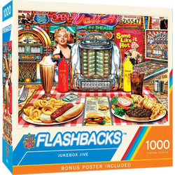 Flashbacks - Jukebox Jive 1000 Piece Jigsaw Puzzle (ONLINE ORDER ONLY)