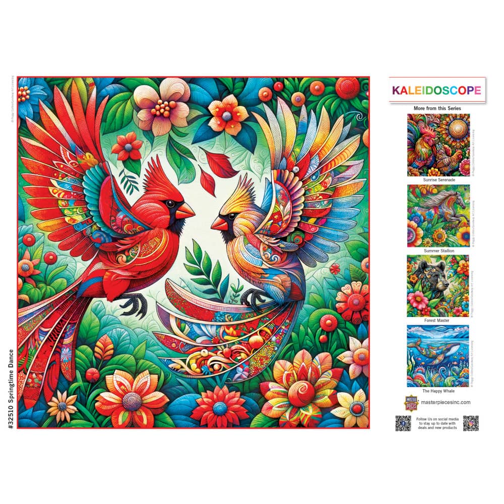 Kaleidoscope - Springtime Dance 300 Piece EZ Grip Jigsaw Puzzle