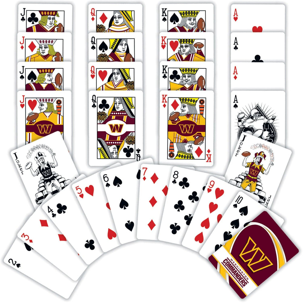 Washington Commanders Playing Cards - 54 Card Deck (ONLINE ORDER ONLY)