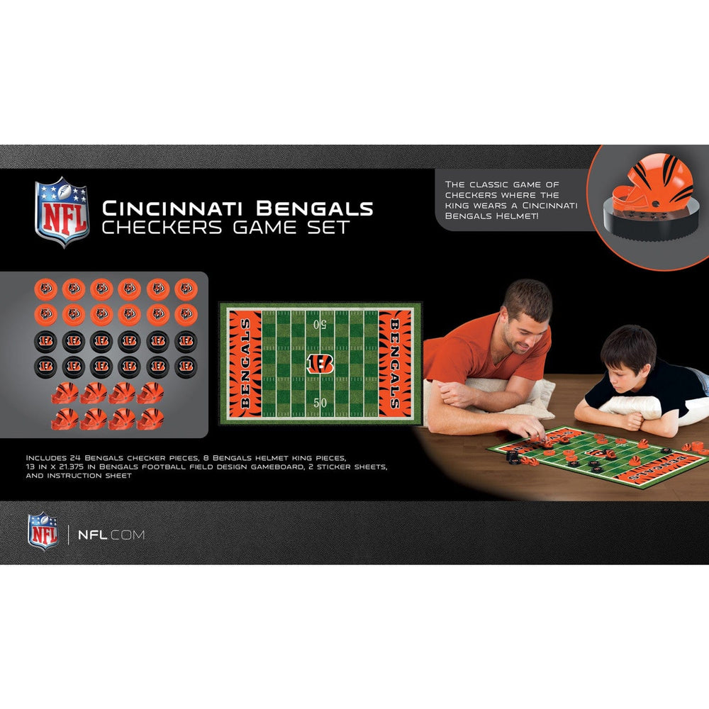Cincinnati Bengals Checkers Board Game (ONLINE ORDER ONLY)