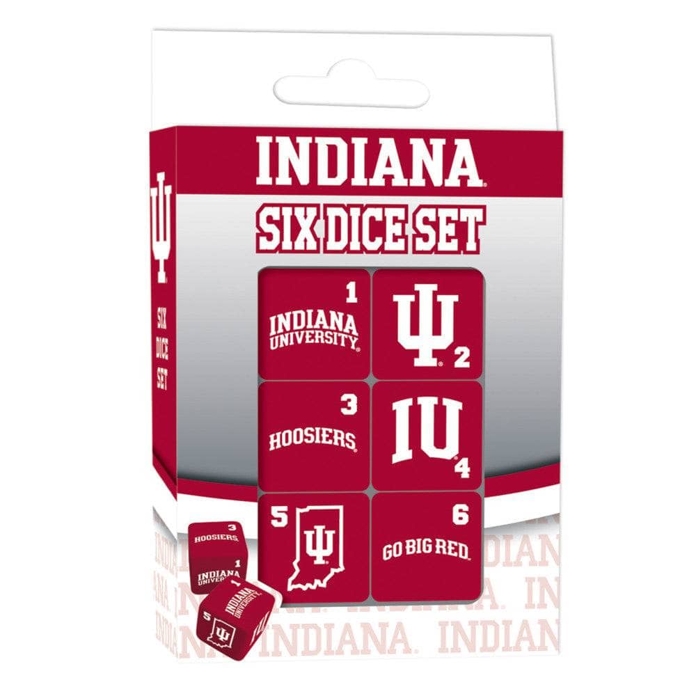 Indiana Hoosiers Dice Set - 19mm (ONLINE ORDER ONLY)