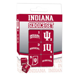 Indiana Hoosiers Dice Set - 19mm (ONLINE ORDER ONLY)