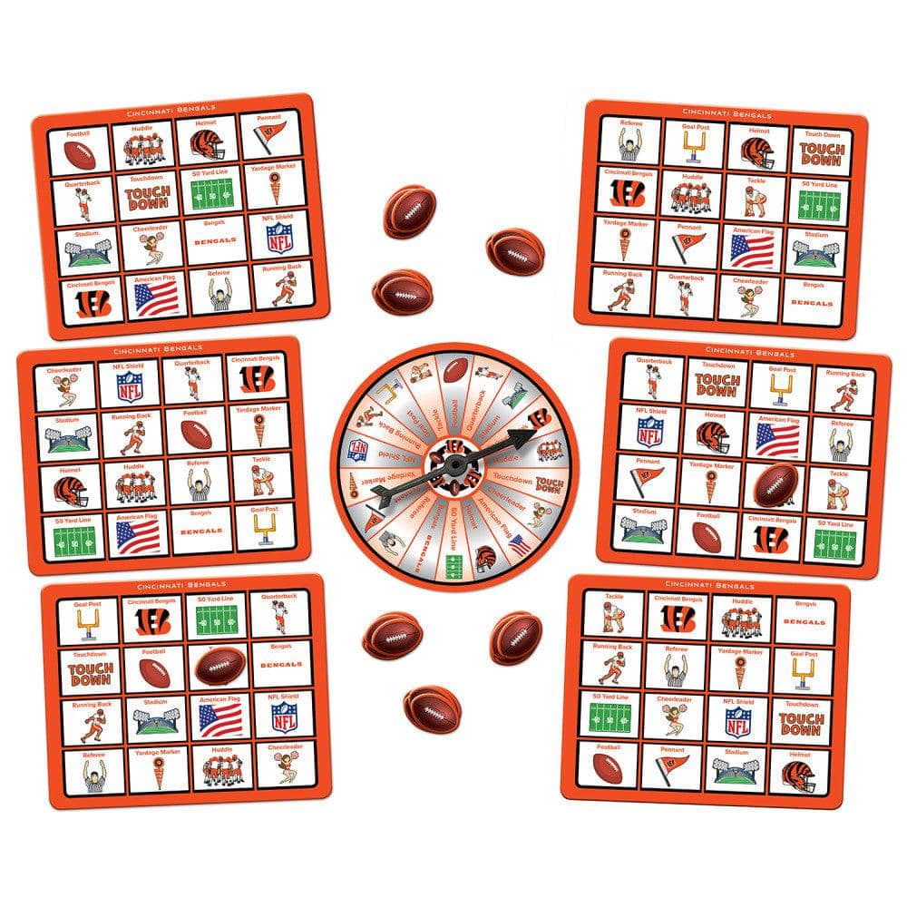 Cincinnati Bengals NFL Bingo Game (ONLINE ORDER ONLY)