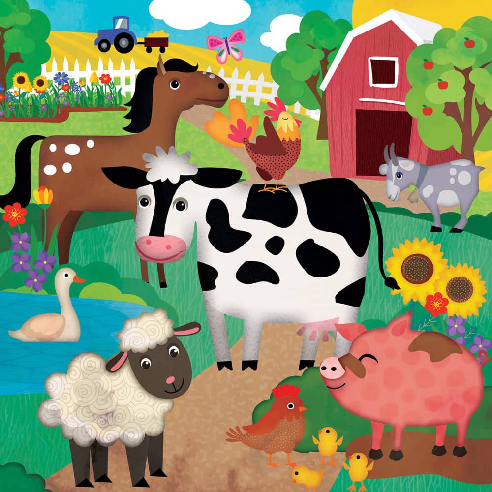 Space Savers - Farm 48 Piece Value Puzzle (ONLINE ORDER ONLY)
