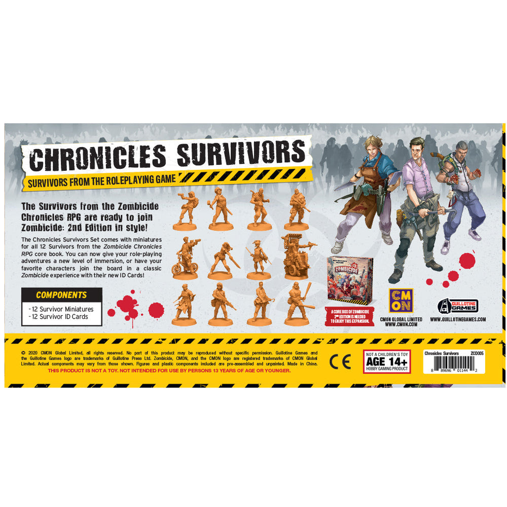 Zombicide: 2nd Edition - Chronicles Survivor Set (ONLINE ORDER ONLY)