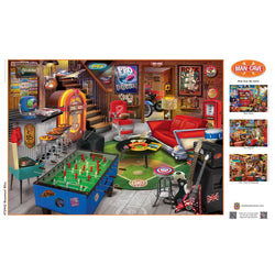 Man Cave - Basement Bliss 1000 Piece Jigsaw Puzzle (ONLINE ORDER ONLY)