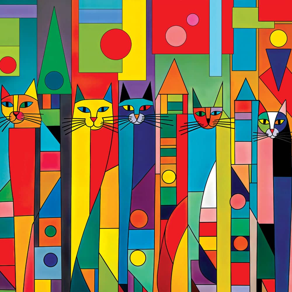 Color Me Wild - The Prowl Between Patterns 500 Piece Jigsaw Puzzle (ONLINE ORDER ONLY)