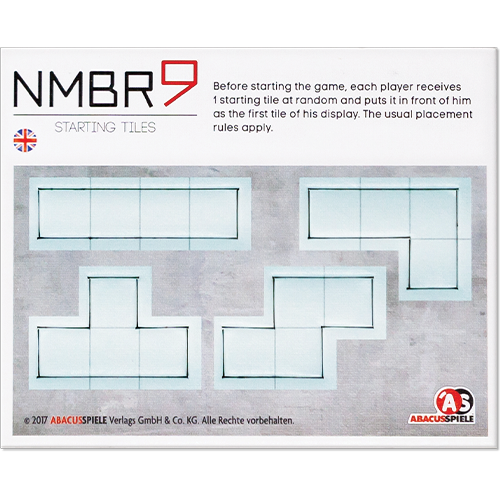 NMBR 9: Starting Tiles Mini Expansion (ONLINE ORDER ONLY)
