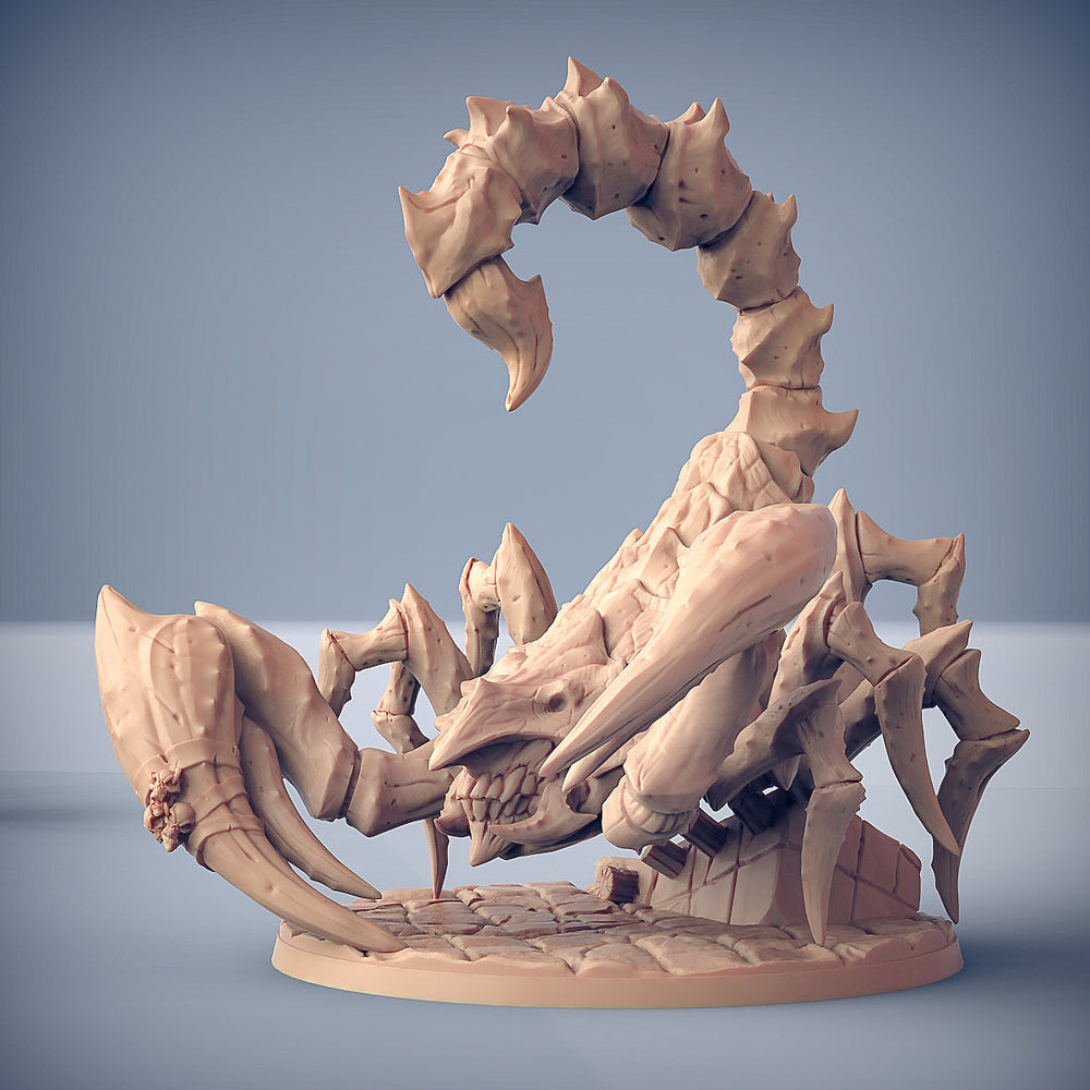 3D Printed Artisan Guild Scorpid King Rakshakin Headhunters 28mm 32mm (Online Only)