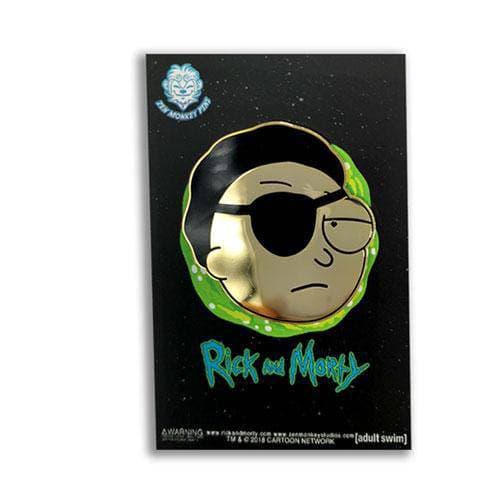 Zen Monkey: Golden Evil Morty - Rick and Morty Enamel Pin (ONLINE ORDER ONLY)