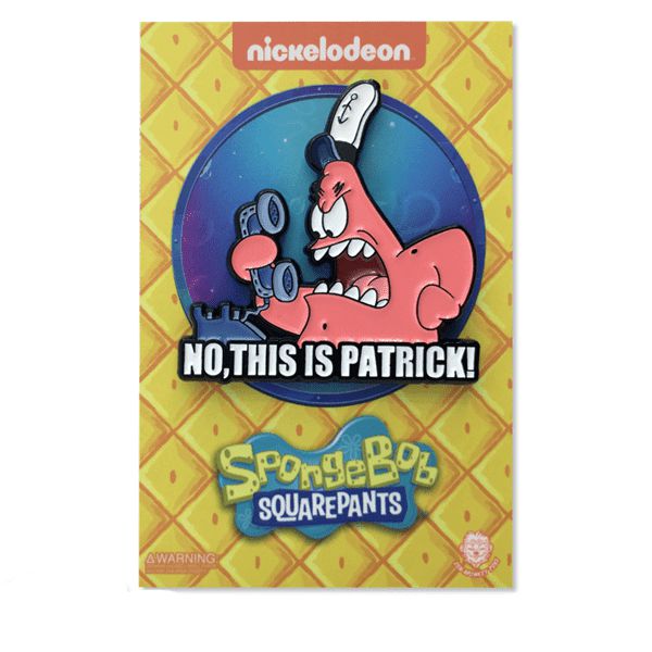 Zen Monkey: "No", " This Is Patrick!"(SpongeBob Meme Collection) - Spongebob Squarepants Pin (ONLINE ORDER ONLY)
