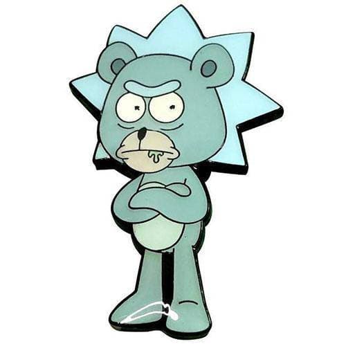 Zen Monkey: SEASON 4 EPISODE 1 Teddy Rick - Rick and Morty Enamel Pin (ONLINE ORDER ONLY)