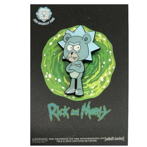 Zen Monkey: SEASON 4 EPISODE 1 Teddy Rick - Rick and Morty Enamel Pin (ONLINE ORDER ONLY)