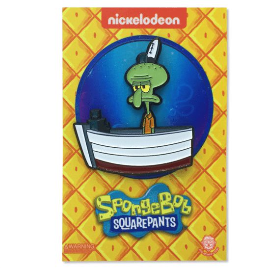 Zen Monkey: Squidward at Work - Spongebob Squarepants Pin (ONLINE ORDER ONLY)