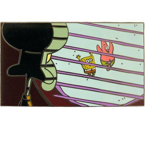 Zen Monkey: Squidward Looking Through Window- Spongebob Squarepants Pin (ONLINE ORDER ONLY)