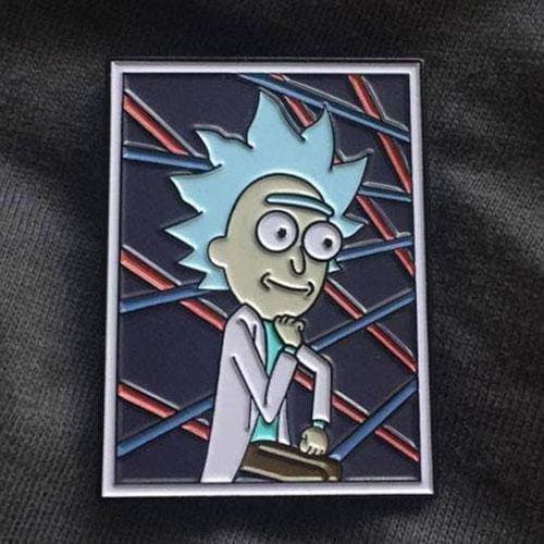 Zen Monkey: Tiny Rick's School Portrait - Rick and Morty Enamel Pin (ONLINE ORDER ONLY)