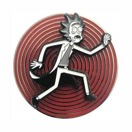 Zen Monkey: Vertigo Rick Spinner - Rick and Morty Enamel Pin (ONLINE ORDER ONLY)