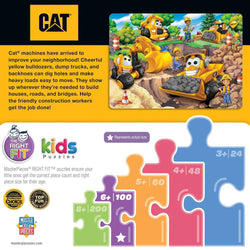 CAT - On the Job Site 100 Piece Jigsaw Puzzle (ONLINE ORDER ONLY)
