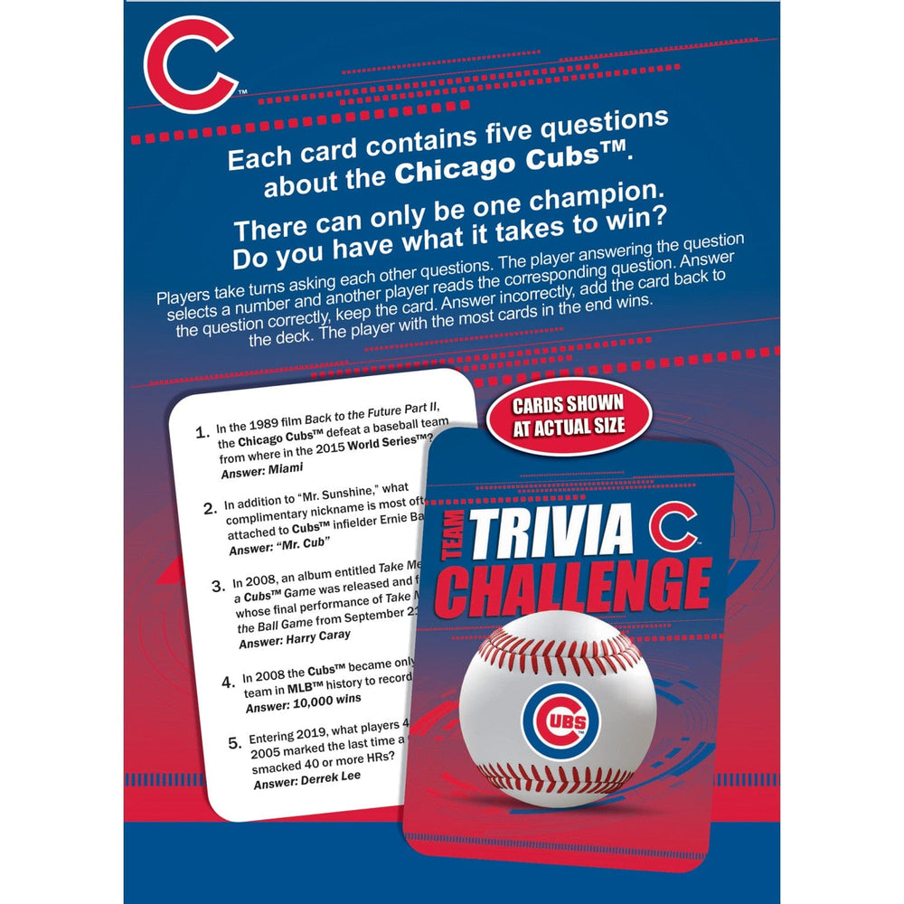 Chicago Cubs Trivia Challenge (ONLINE ORDER ONLY)