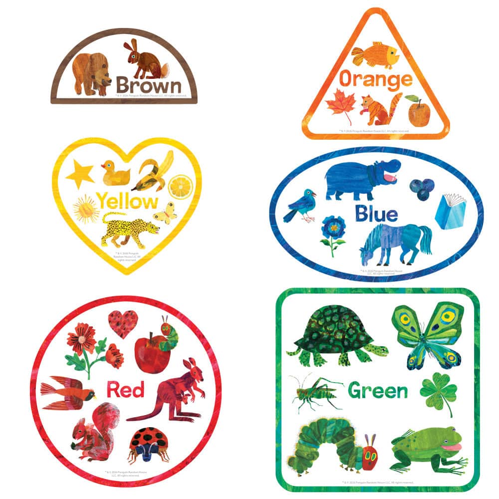 Eric Carle - Colors 6-Pack Mini Shaped Jigsaw Puzzles (ONLINE ORDER ONLY)