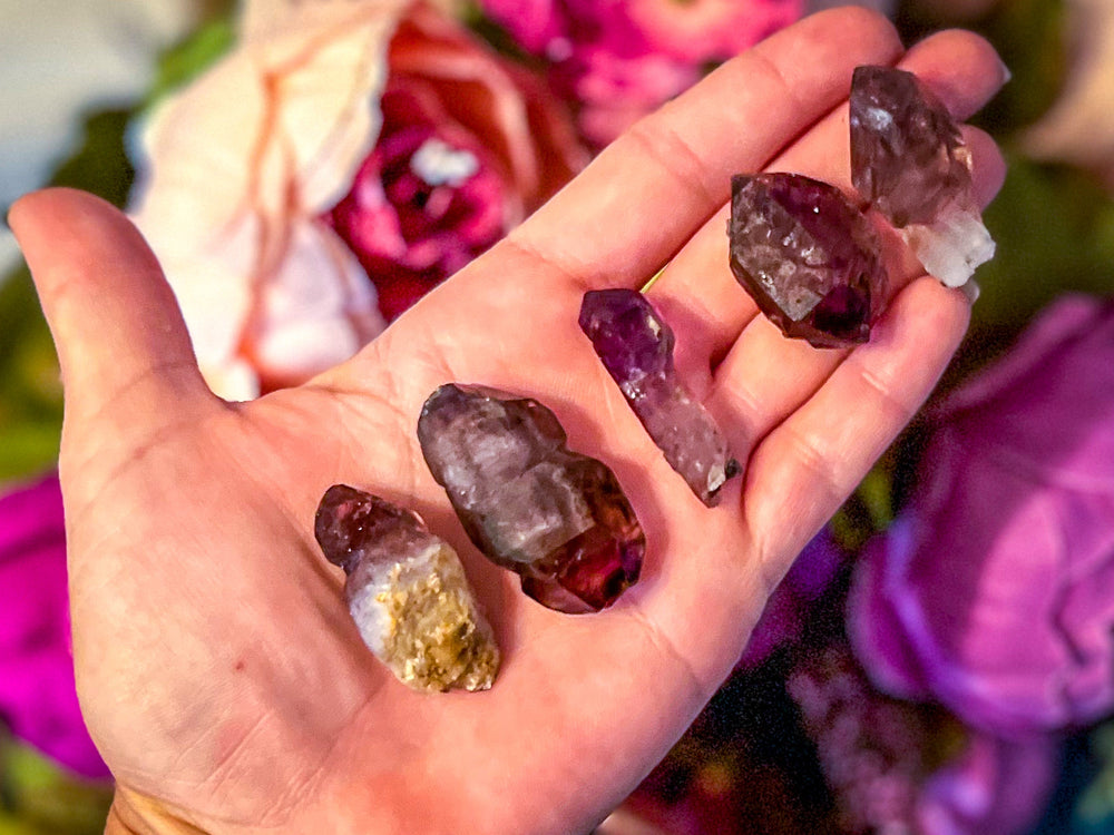 Raw Amethyst with Hematite Inclusions from Zimbabwe, Shangaan Amethyst (ONLINE ORDER ONLY)