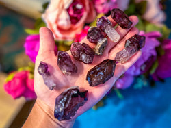 Raw Amethyst with Hematite Inclusions from Zimbabwe, Shangaan Amethyst (ONLINE ORDER ONLY)