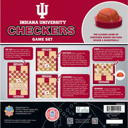 Indiana Hoosiers Checkers Board Game