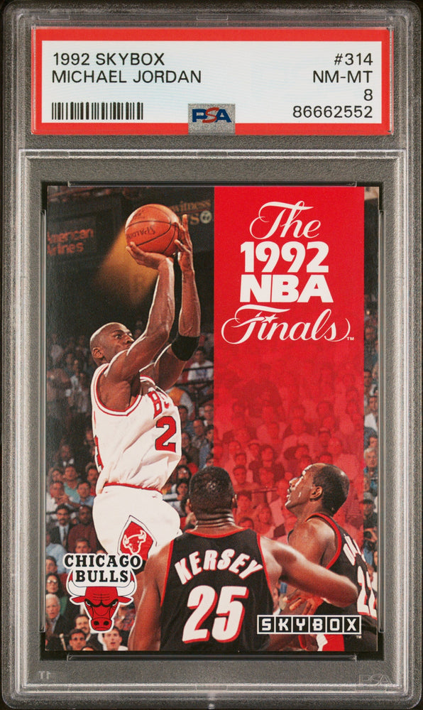 1992 SKYBOX MICHAEL JORDAN  #314 - PSA 8 (Online Order Only)