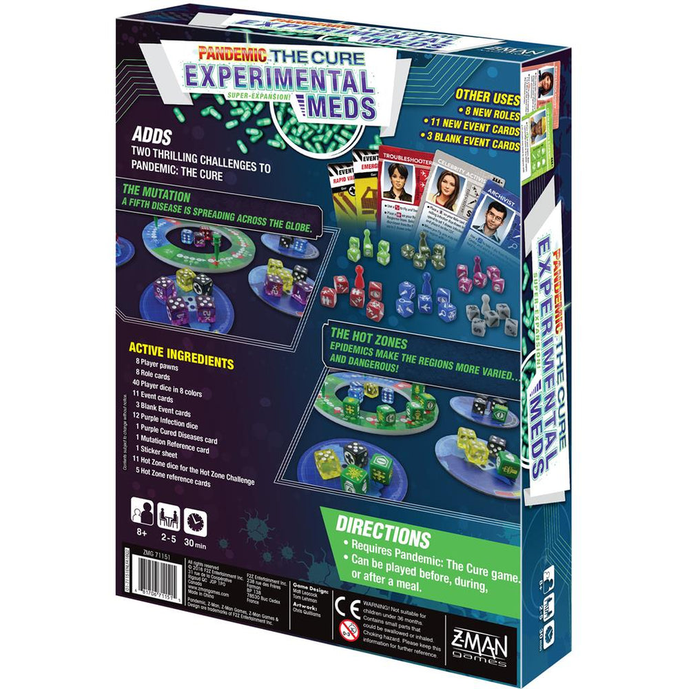 Pandemic: The Cure Experimental Meds (ONLINE ORDER ONLY)