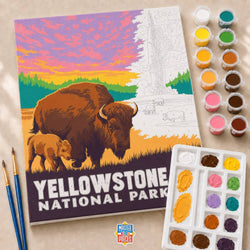 National Parks - Yellowstone Paint by Number (ONLINE ORDER ONLY)