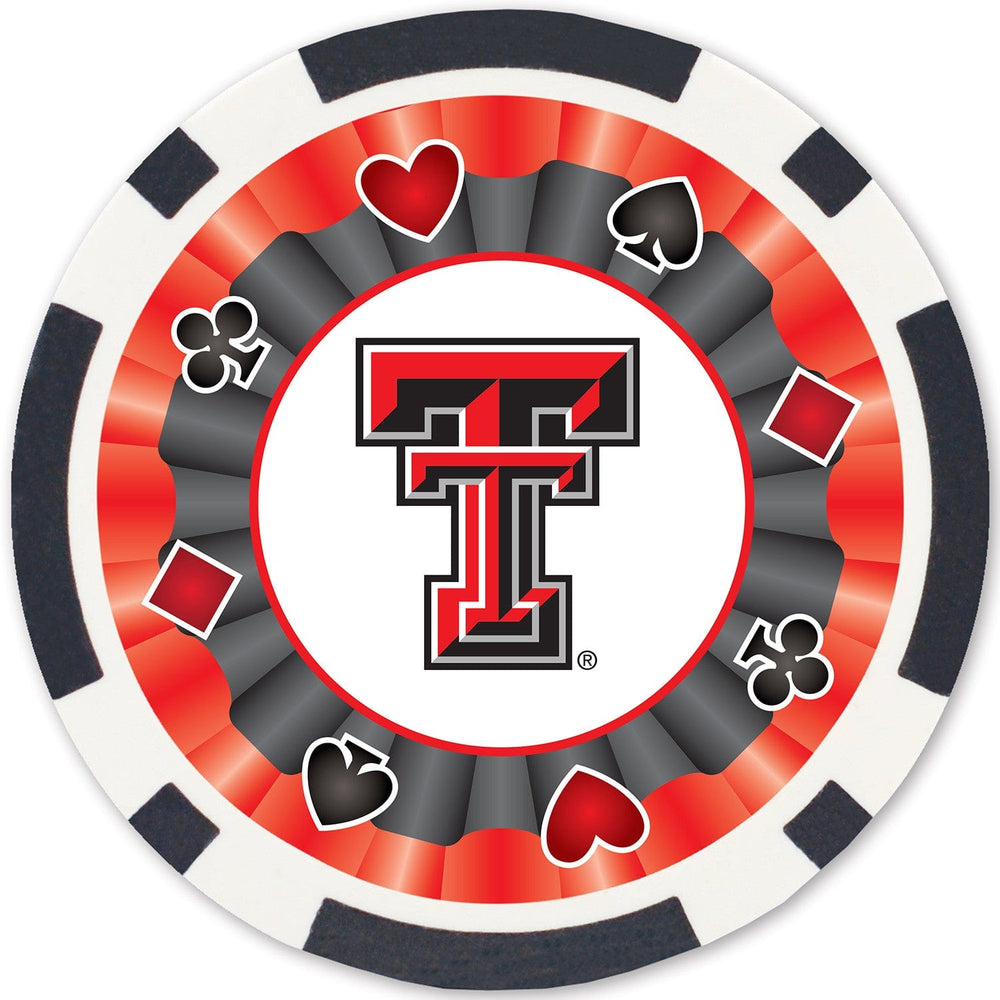 Texas Tech Red Raiders 100 Piece Poker Chips (ONLINE ORDER ONLY)