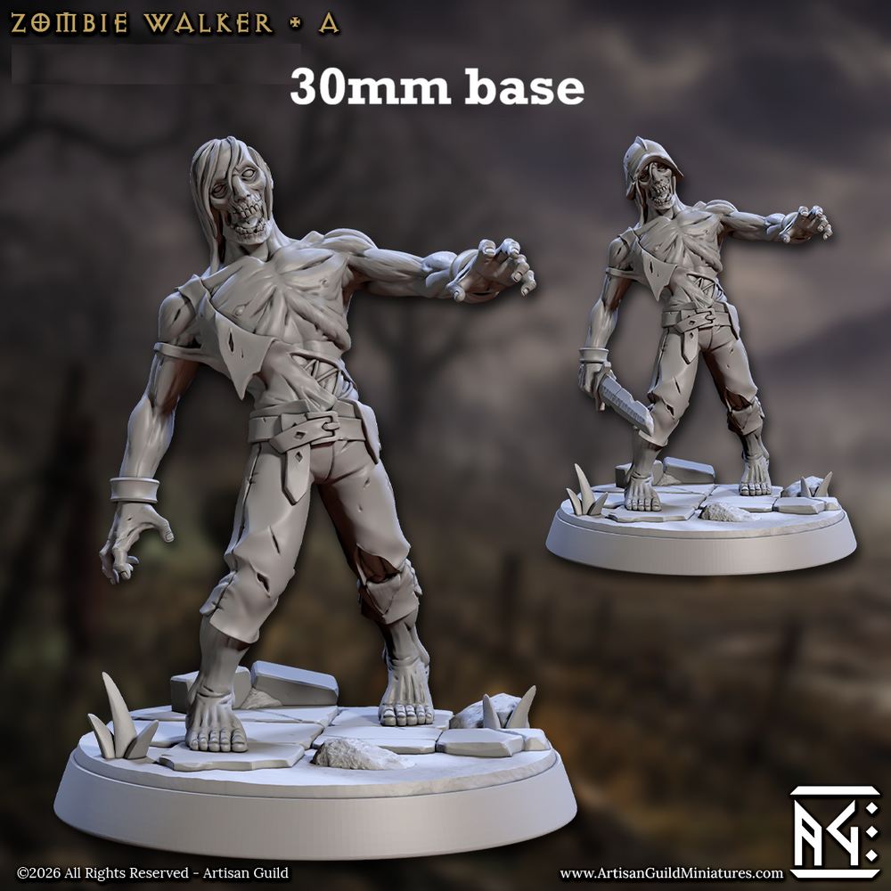 Zombie Walker: Sculpt A (Male Zombie) (ONLINE ORDER ONLY)