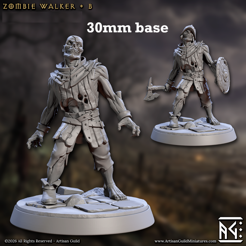 Zombie Walker: Sculpt B (Male Zombie) (ONLINE ORDER ONLY)