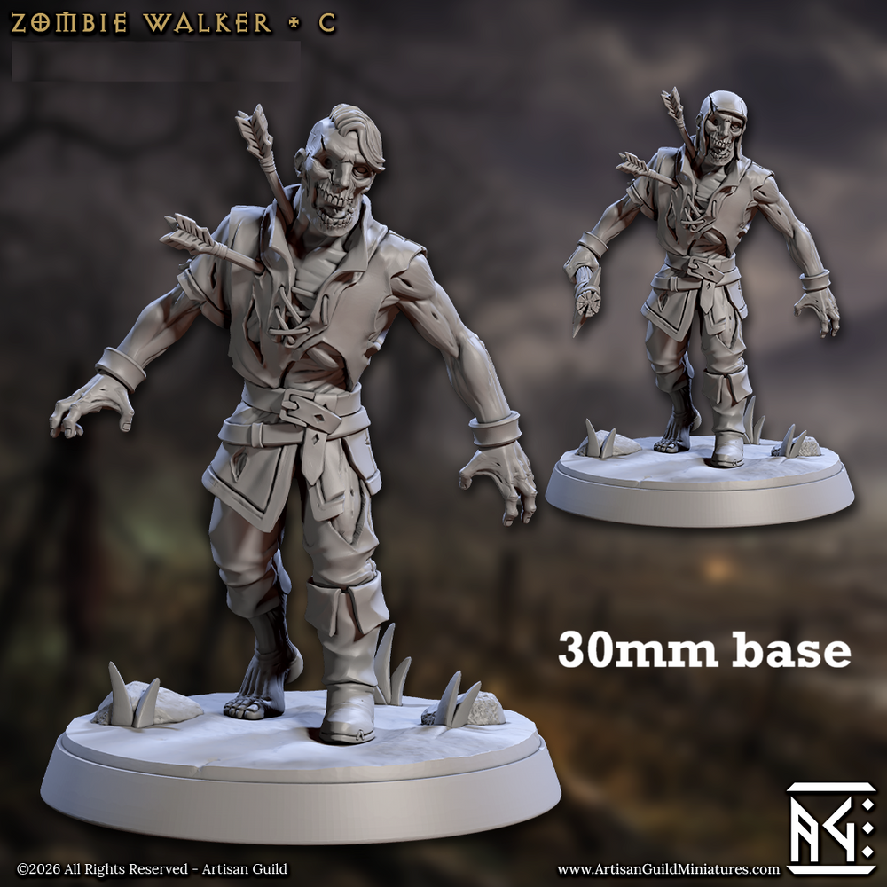 Zombie Walker: Sculpt C (Male Zombie) (ONLINE ORDER ONLY)