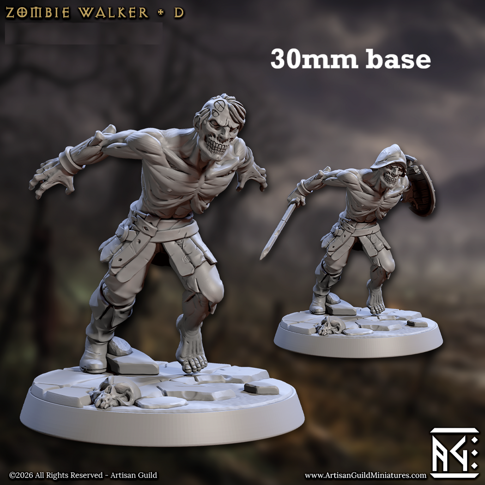 Zombie Walker: Sculpt D (Male Zombie) (ONLINE ORDER ONLY)