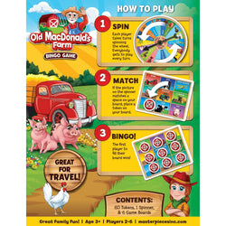 Old MacDonald's Farm Bingo Game (ONLINE ORDER ONLY)