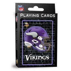 Minnesota Vikings Neon Playing Cards - 54 Card Deck