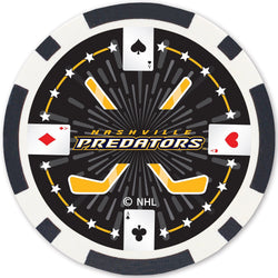 Nashville Predators 100 Piece Poker Chips (ONLINE ORDER ONLY)