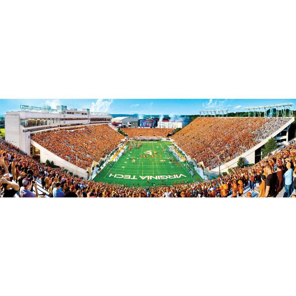 Virginia Tech Hokies - 1000 Piece Panoramic Jigsaw Puzzle - End View