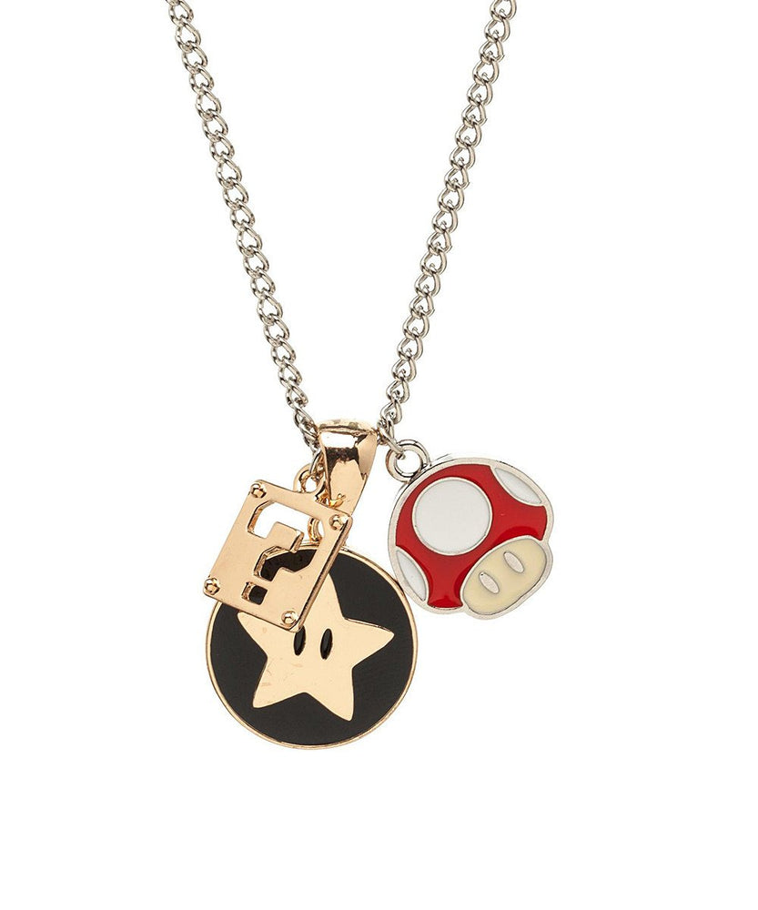 Necklace Super Mario Charms (Bioworld) (ONLINE ORDER ONLY)