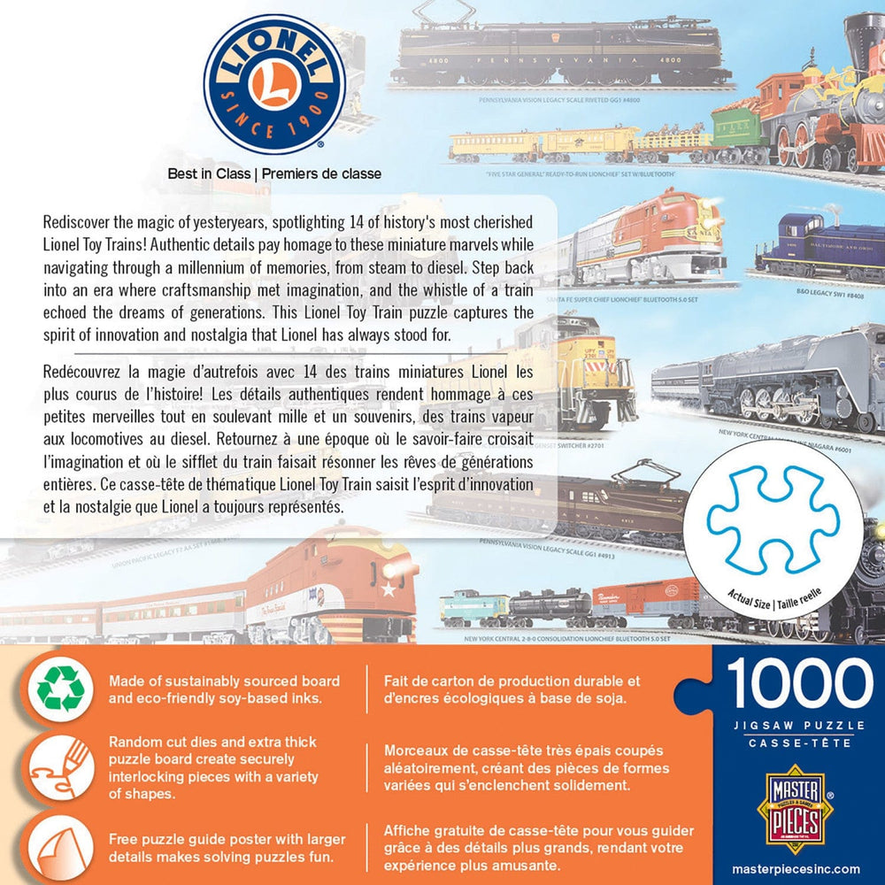 Lionel Trains - Best in Class 1000 Piece Jigsaw Puzzle (ONLINE ORDER ONLY)