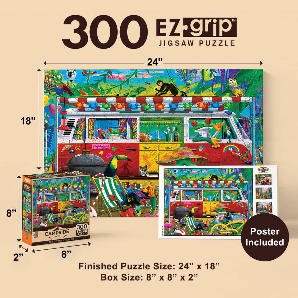 Campside - Van Life 300 Piece EZ Grip Jigsaw Puzzle