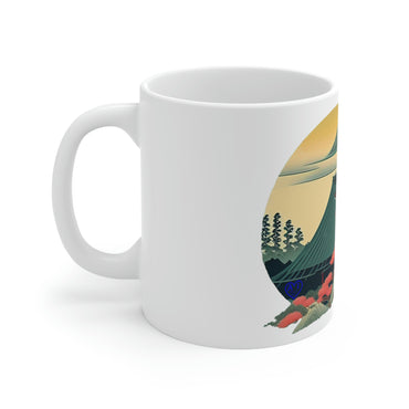 Sakura Temple Ceramic Mug 11oz