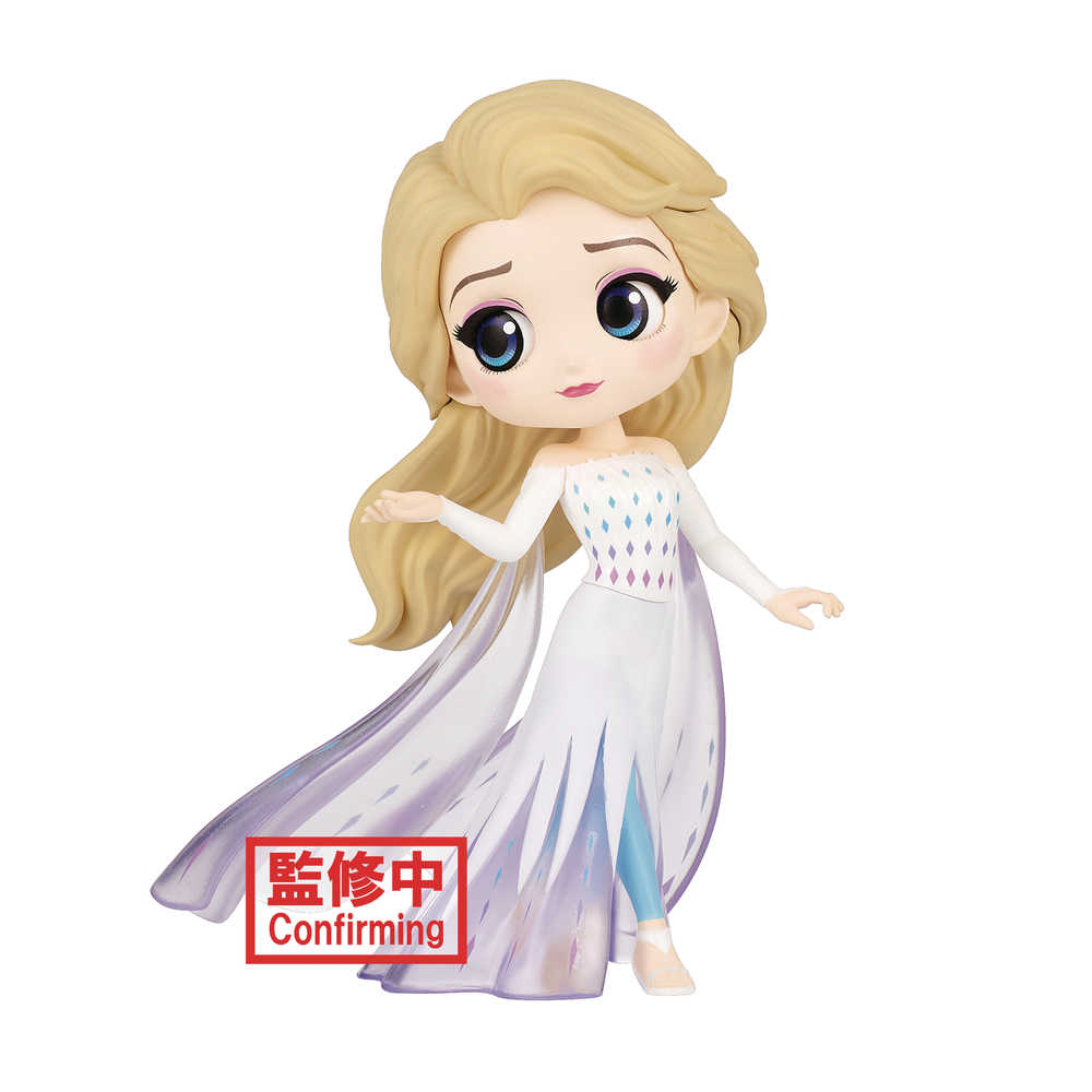 Disney Characters Q-Posket Frozen 2 Elsa Figure Ver A