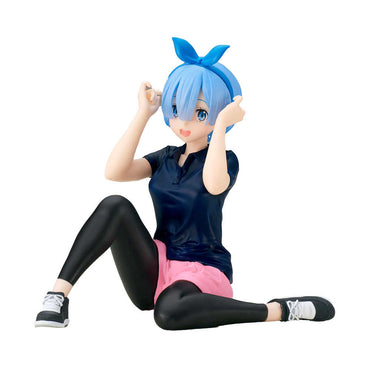 Re Zero Starting Life Relax Time Rem Training Style PVC Figure - Anime Imports LLC