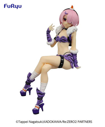 Re Zero Starting Life Ram Demon Noodle Stop Figure Another Ver - Anime Imports LLC