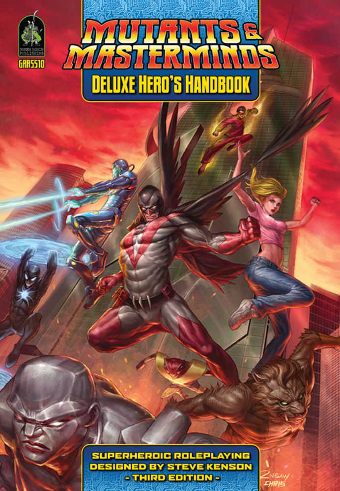 Mutants And Masterminds Role Playing Game Deluxe Heros Handbook Hardcover