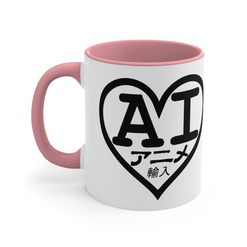 AI Logo 2001 & 2007 Black Logo) Accent Coffee Mug, 11oz