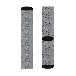 Cat Paw and Fish Bone Sublimation Socks