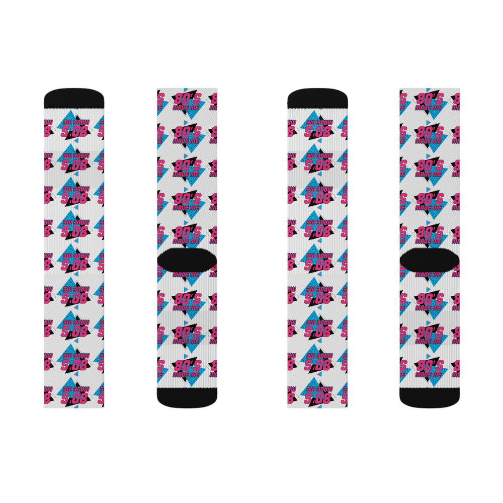 80's Made Me Sublimation Socks